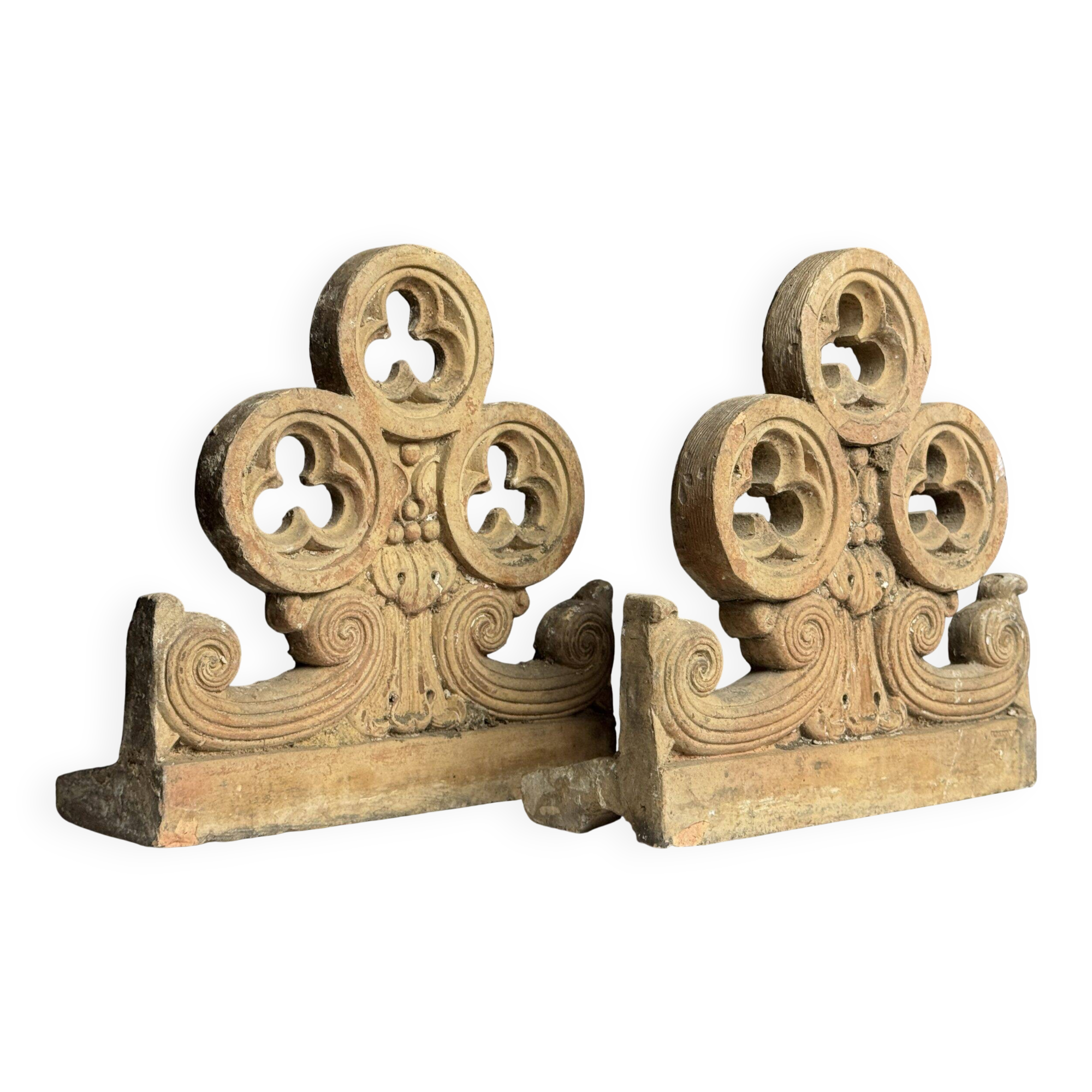 Neogothic terracotta ornaments