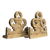 Neogothic terracotta ornaments