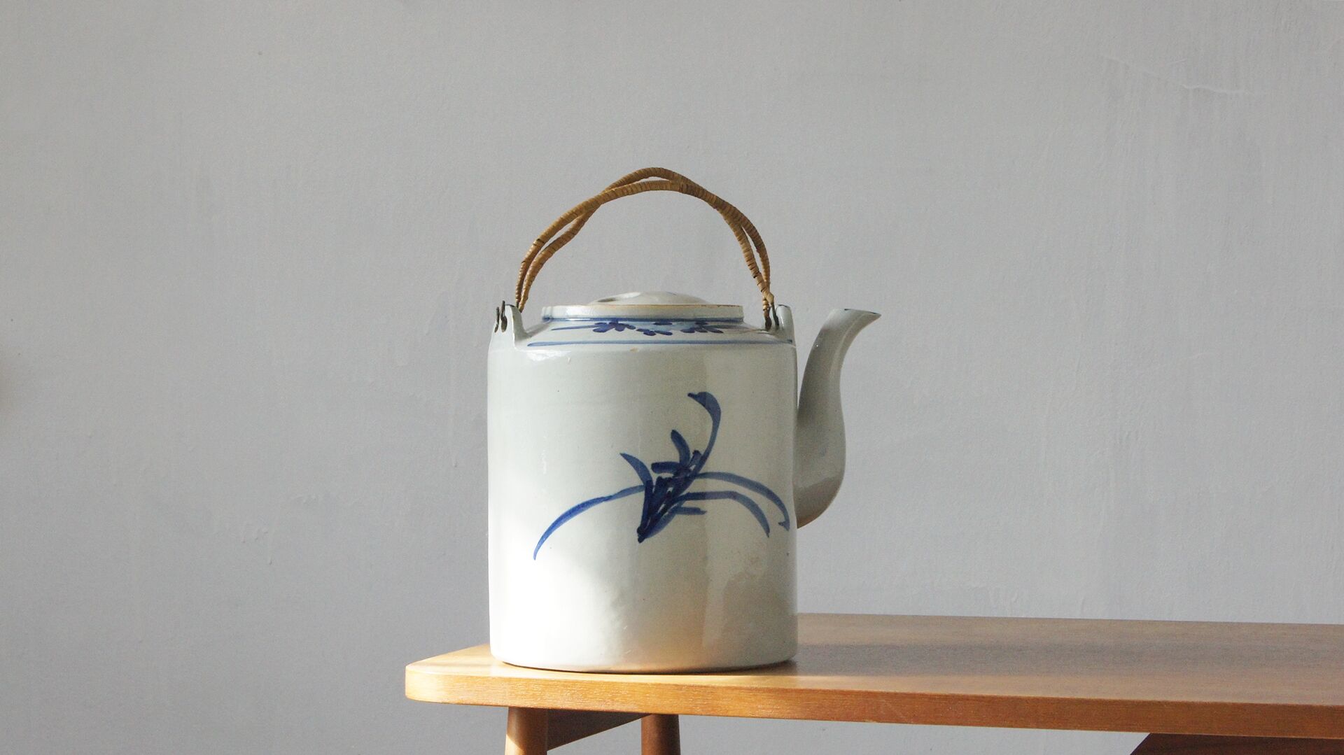 Antique Chinese Ceramic Jug from Qing Dynasty