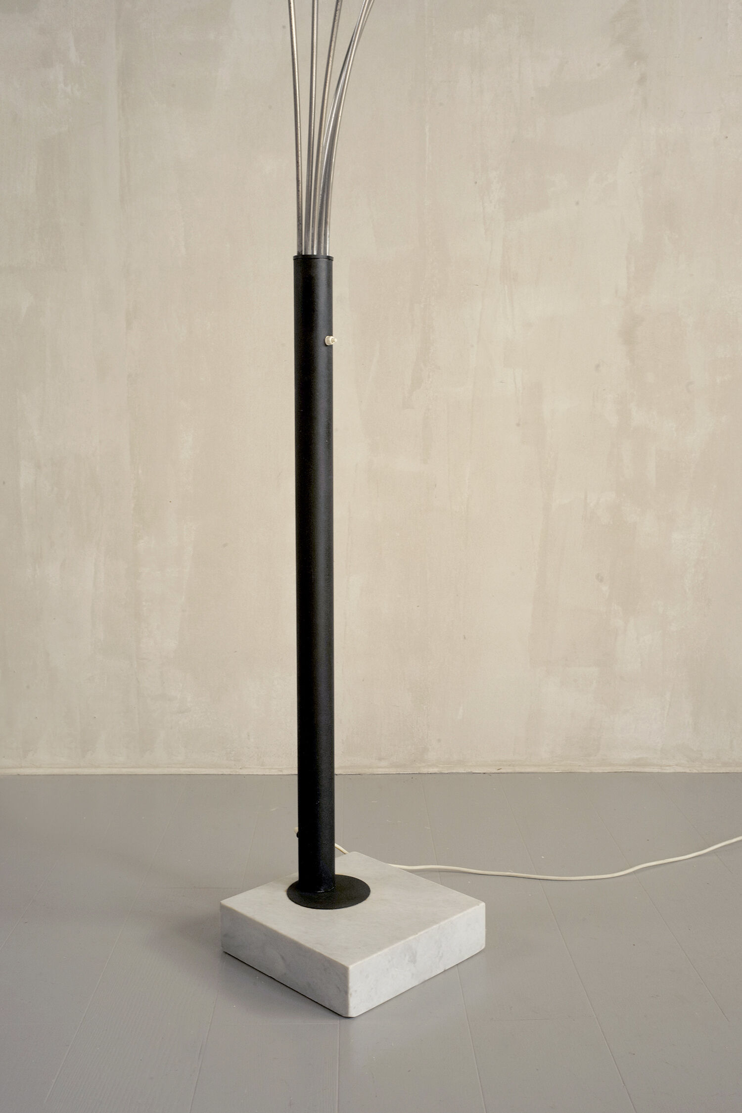 Arc floor lamp with 6 branches 1970