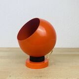 Eyeball space age orange 70's wall light