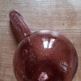 Bouteille verre Biot ancien forme chataîgne