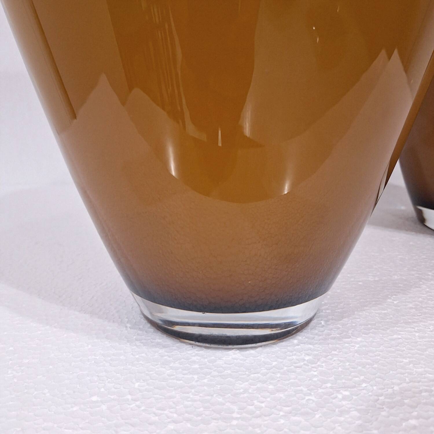 Pair of large Murano vases from the 1960s.