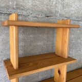 Modernist pine shelf bookcase Regain