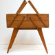 Travailleuse en bois clair 50