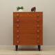 Teak chest of drawers, Danish design, 1960s, production: Denmark