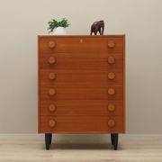 Commode en teck, design danois, années 1960, production : Danemark