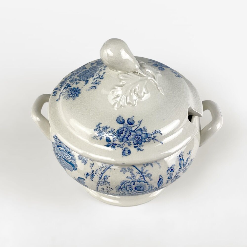 English soup in Crown Devon fine earthenware