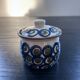 Blue pea sugar bowl
