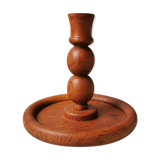 Vintage 70s wooden chandelier