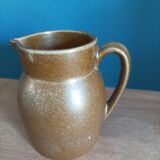 Varnished stoneware pitcher