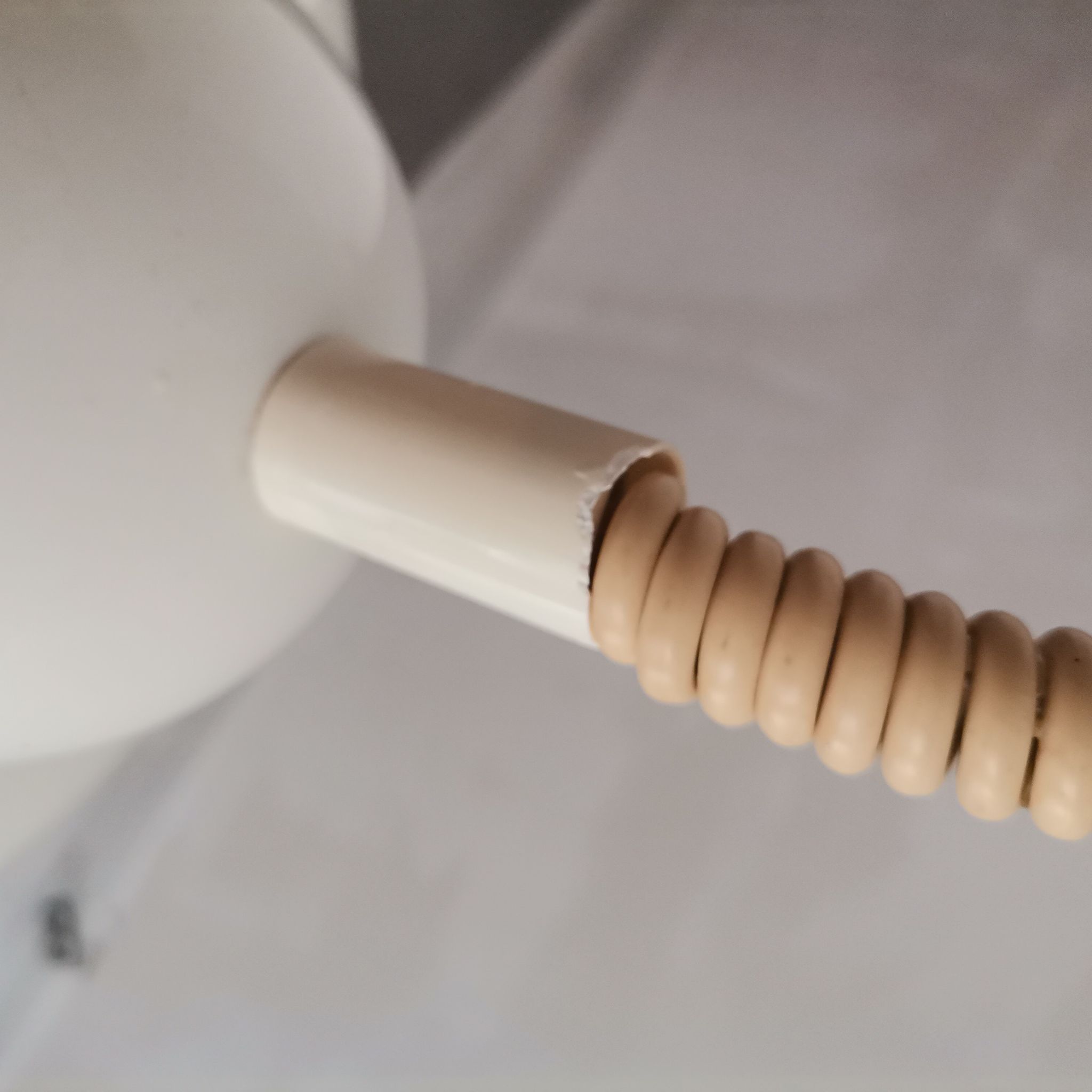 Scandinavian  white flying saucer lamp
