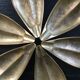 Set of 6 brass cups