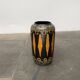 Brutalist sun vase in West German pottery WGP from the mid-century by Scheurich, 1960s.