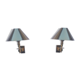 Pair of vintage brass wall light