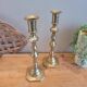 La Redoute x Selency pair of brass candle holders 17