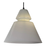 White Opaline Cone Pendant Lamp