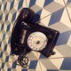 Vintage Ericsson dial phone in bakelite