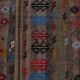 Vintage Turkish hallway rug 98x282 cm