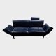 Iconic De Sede DS-140 Sofa (Navy Blue) – Circa 1980