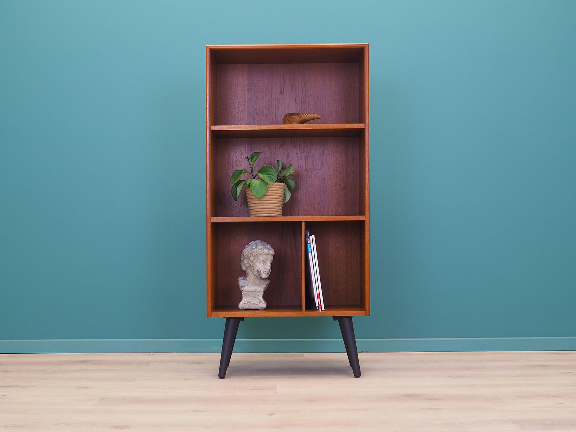 Teak bookcase, Danish design, 1970s, production: Denmark