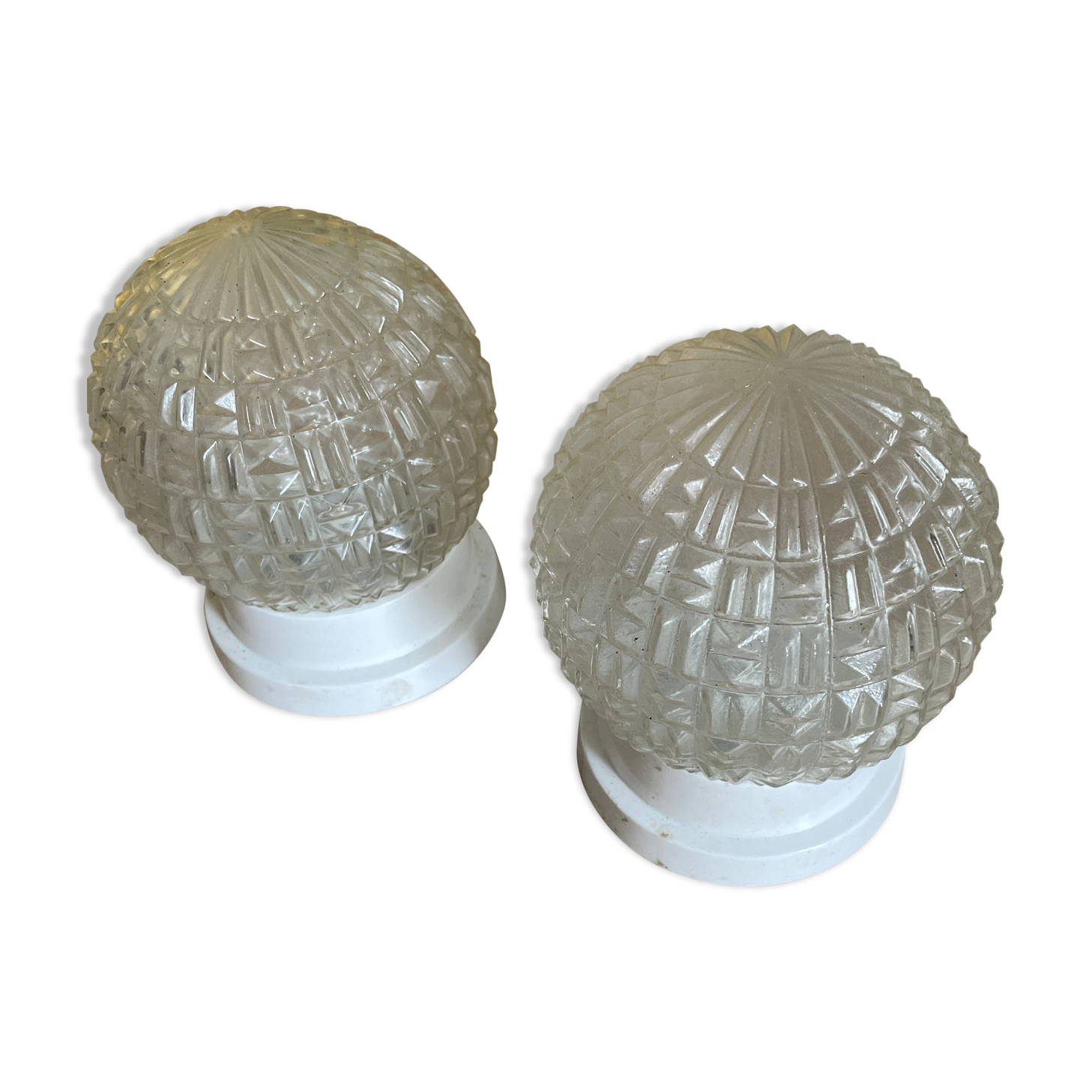 Glass ceiling lights