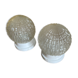 Glass ceiling lights