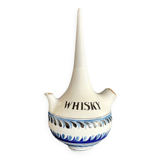 Earthenware “Whiskey” bottle by Roger Capron, Vallauris