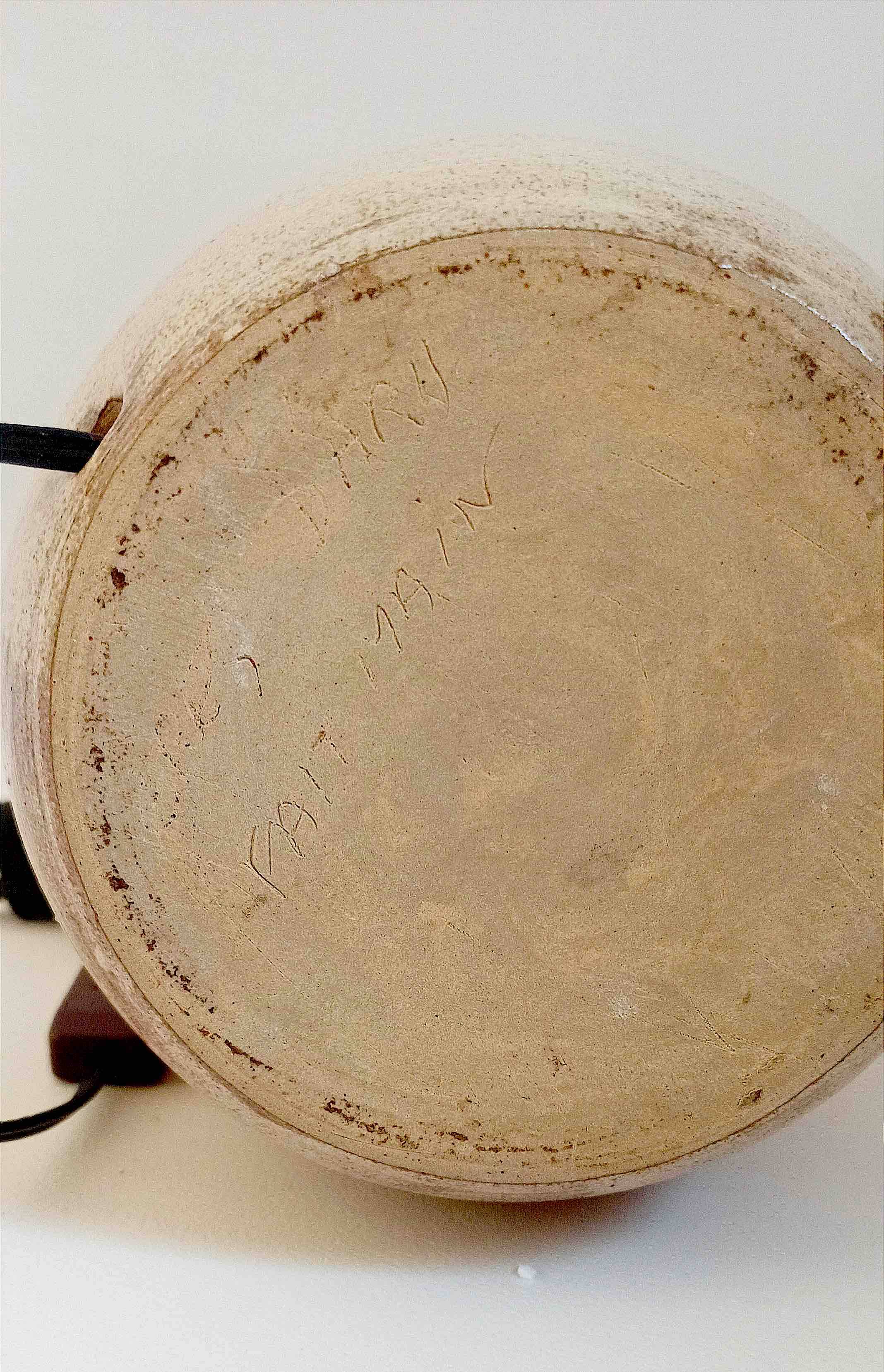 Daris ceramic lamp 1970s Height 51.5 cm