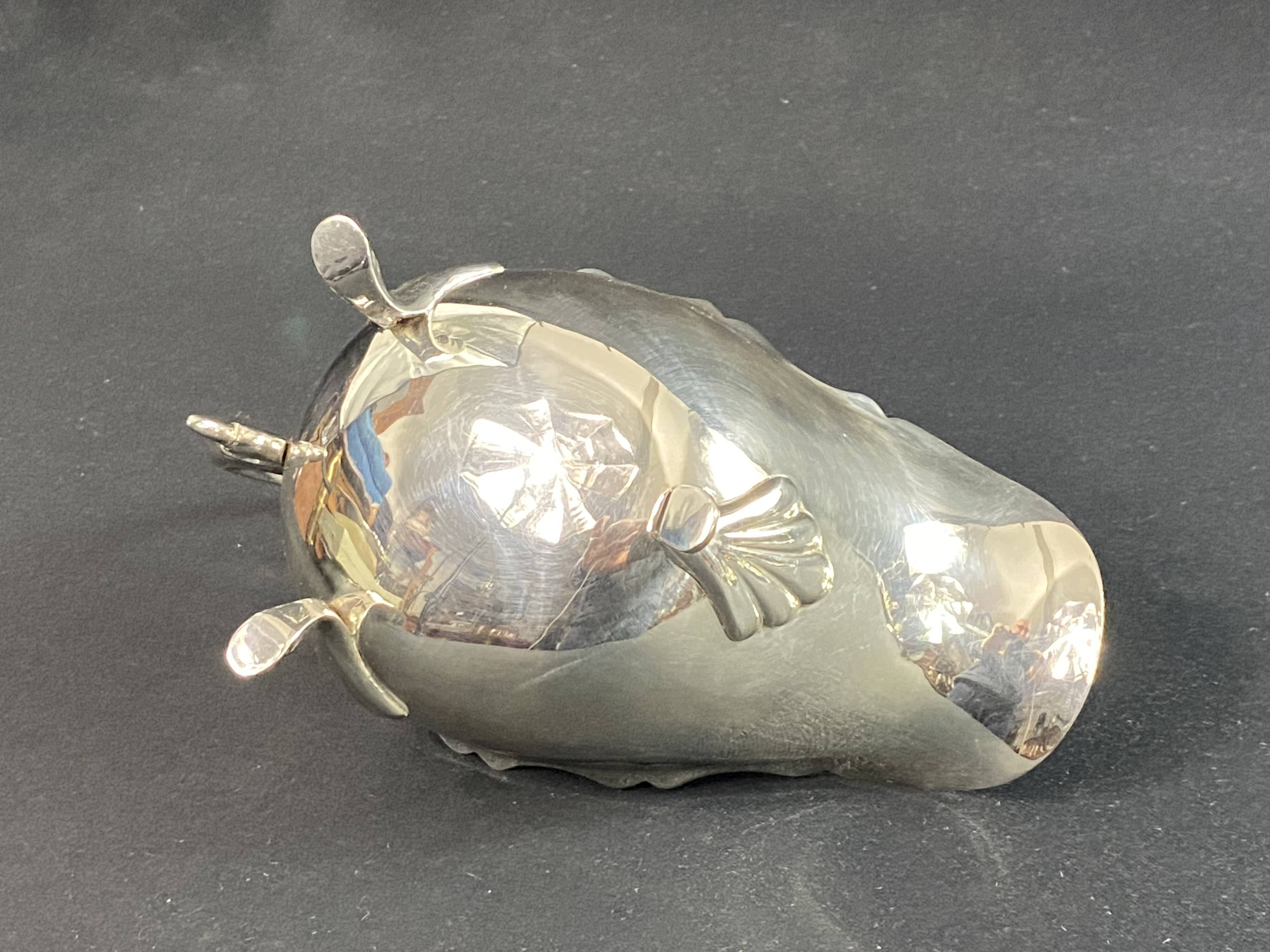 Restoration style metal sauce boat