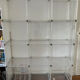 Étagère, bibliothèque en Plexiglas vintage