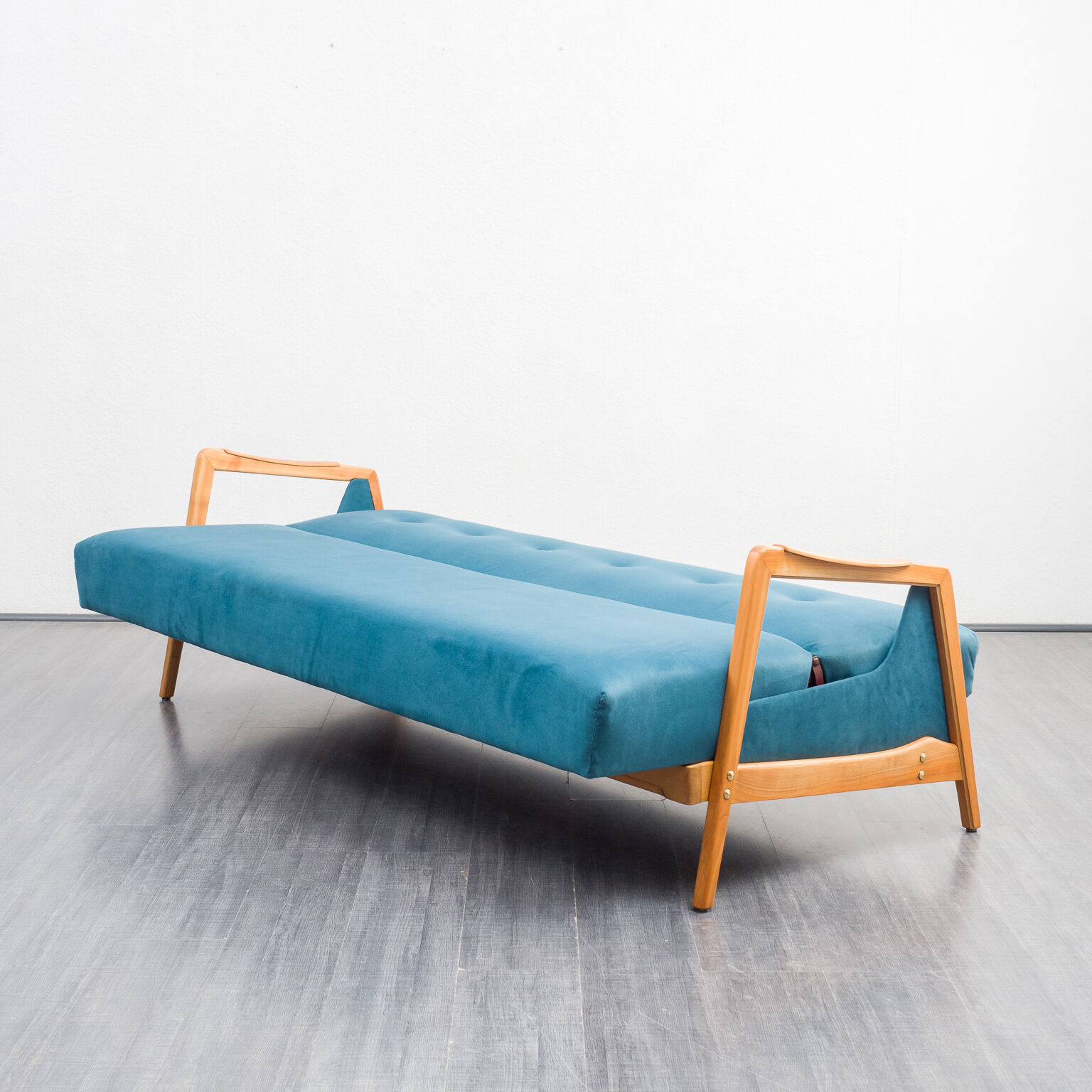 Vintage sofa, convertible, cherry, restored