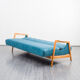 Vintage sofa, convertible, cherry, restored