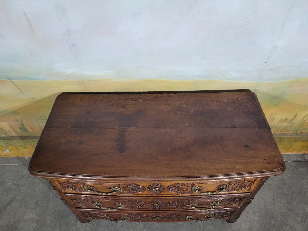 Louis XV walnut commode