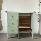 Mint-colored workshop furniture