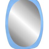 Blue mirror attributed to Fontana Arte, 1970