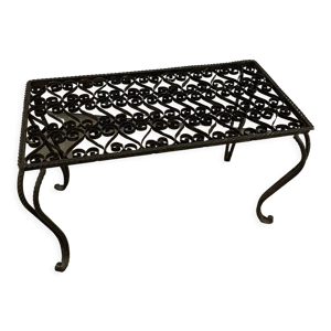 table basse en fer forgé