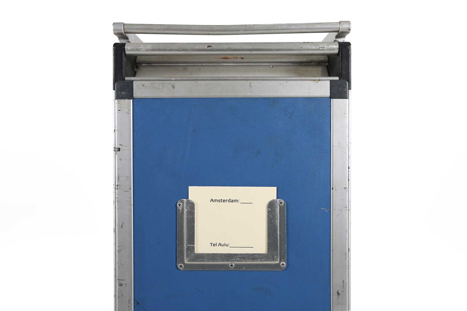 Chariot d’avion industial bleu Ca.1980