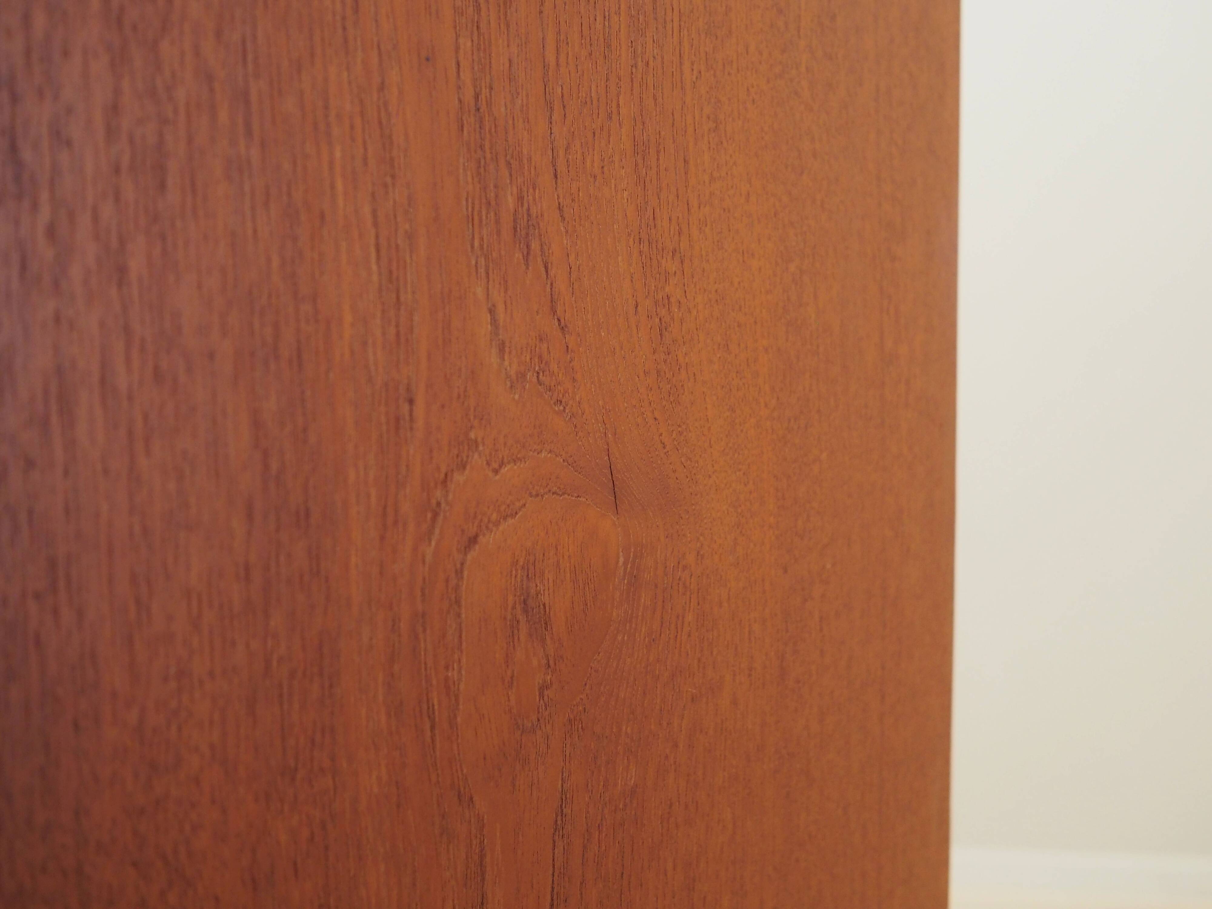 Teak highboard, Danish design, 1960s, production: Denmark