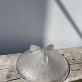 Coupe Art Déco en verre dépoli