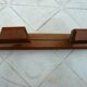 wall coat rack 2 hooks 1950s