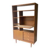 Mid Century Modern Room Divider, Wall Unit From Schreiber, 1960s