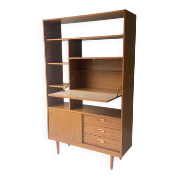 Mid Century Modern Room Divider, Wall Unit From Schreiber, 1960s