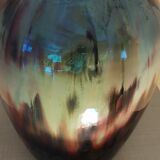 Vase en grès émaillé flammé