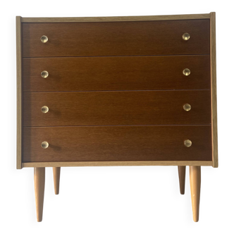 Chest of drawers with tapered legs