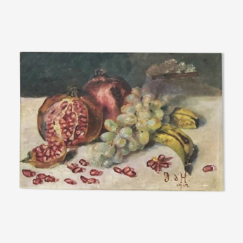 Tableau nature morte "Les fruits exotiques" 1912