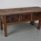Antique Spanish Rustic Farmhouse Chestnut Side Table / Console, 18th Century