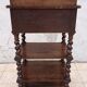 High Louis XIII writing desk in oak, 19th century.
