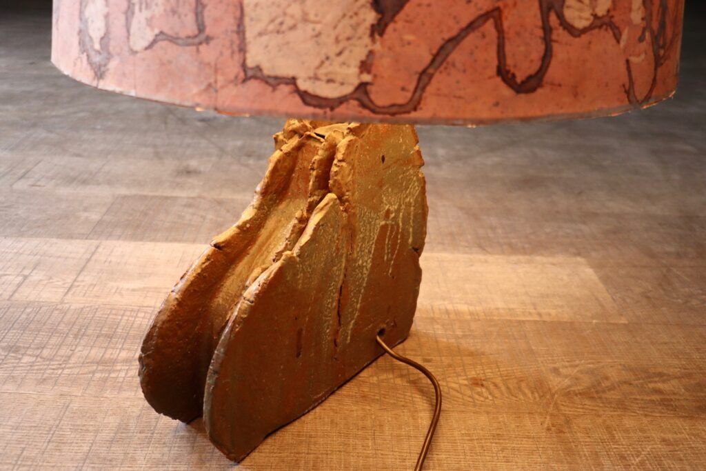 Vintage Marianne Koplin ceramic table lamp, Germany 1970s