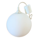 Pendant lamp opaline Lita design 70s